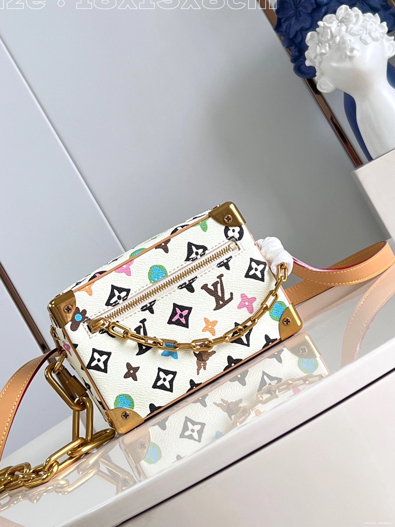 MINI LOUIS TRUNK-18.5*13*8cm SOFT VUITTON 0812